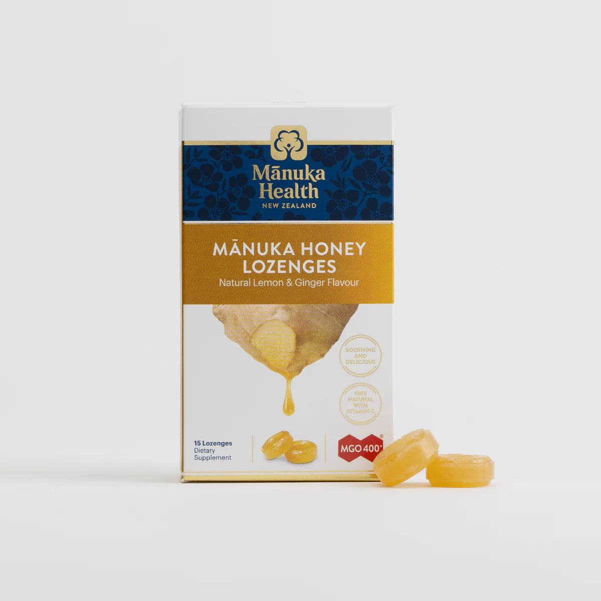 Manuka Health 麥盧卡蜂蜜薑檸檬喉糖