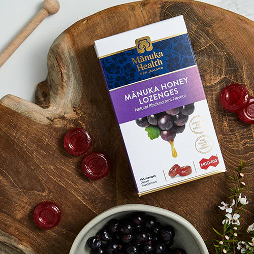 Manuka Health 麥盧卡蜂蜜黑加侖喉糖