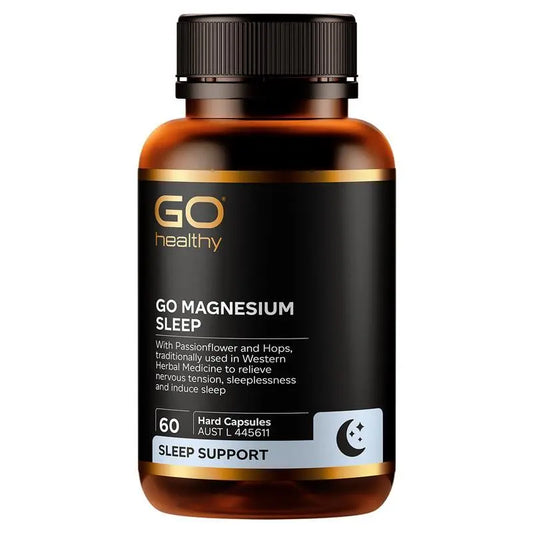 【Go Healthy】GO Magnesium Sleep 含鎂睡眠片 素食可食 60顆裝 新包裝